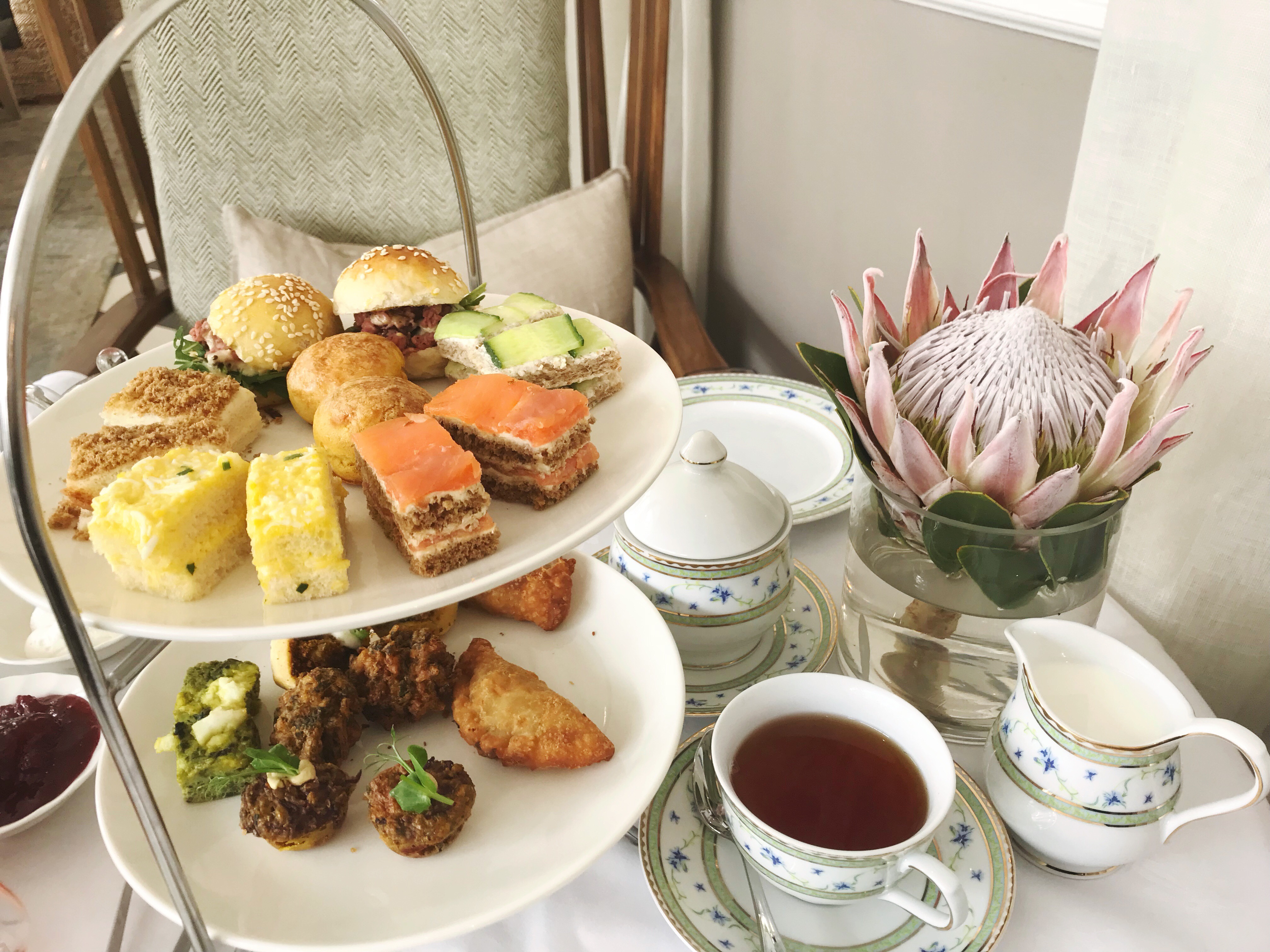 A selection of savoury treats for tea