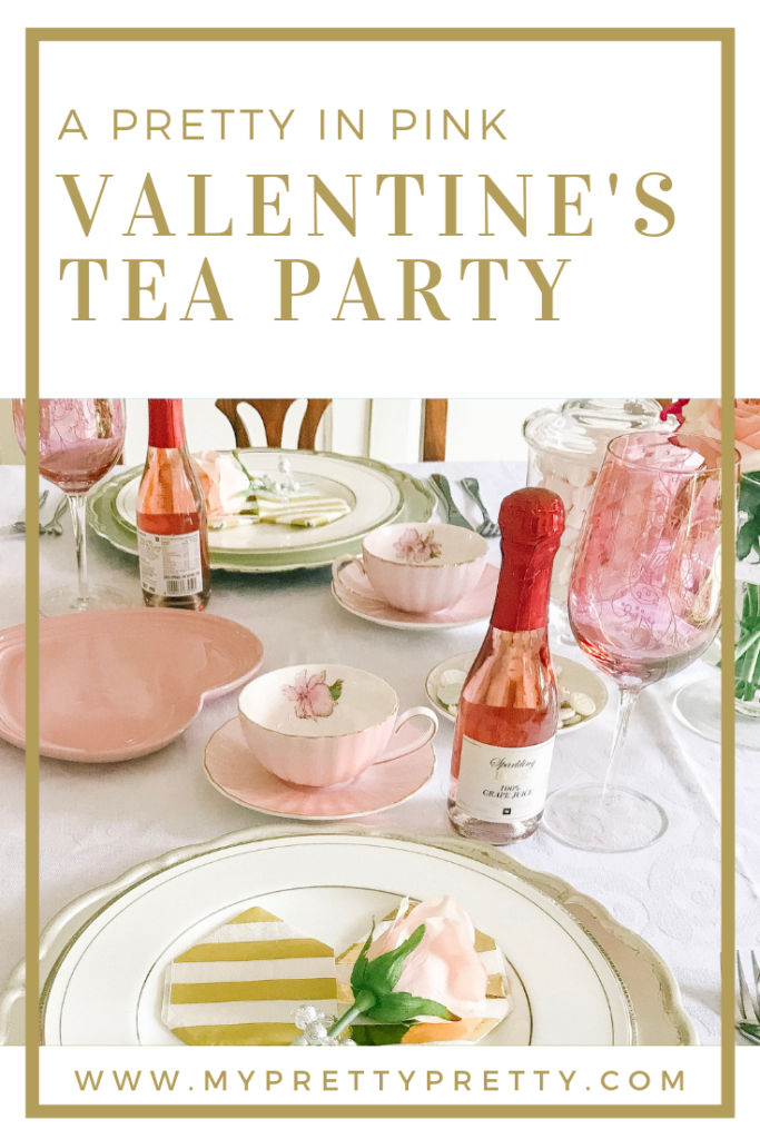 Pretty in pink Valentine's Day tea party