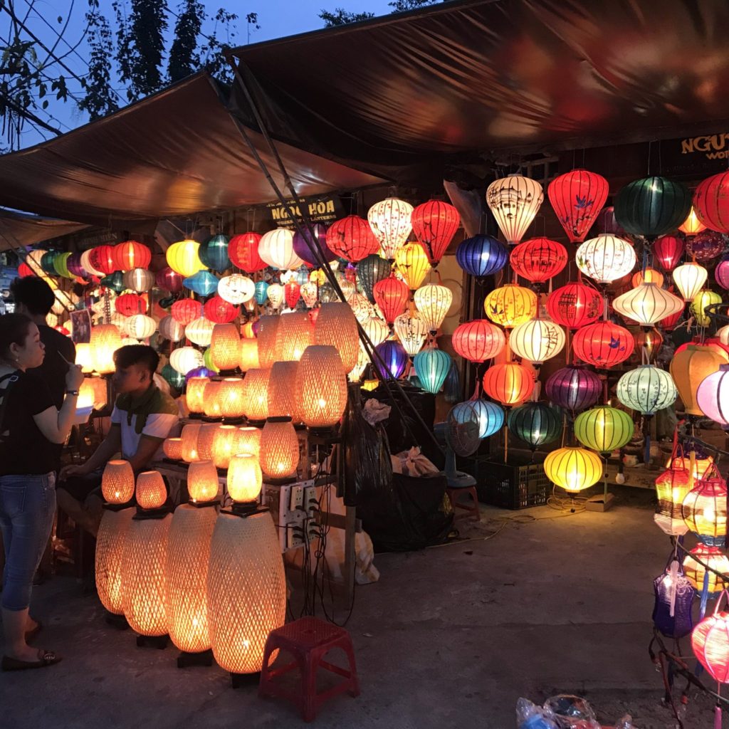 Hoi An colourful lanterns in vibrant Vietnam