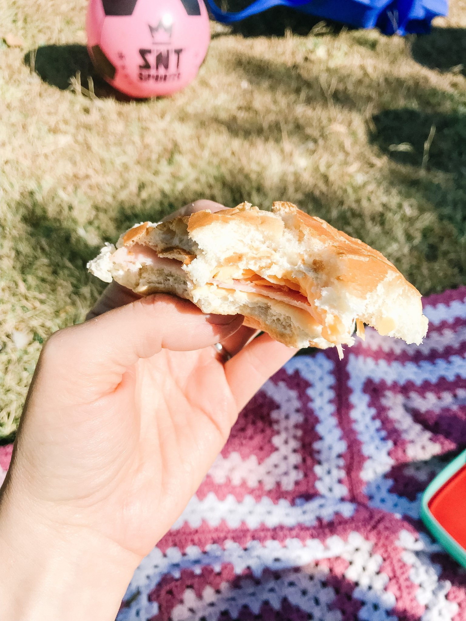 Bread buns for a picnic snack