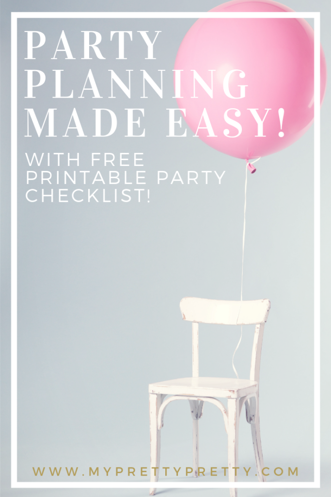 Party planning checklist made easy with free printable checklist!