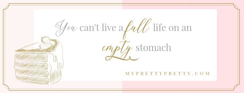 "You can't live a full life on an empty stomach" Quote