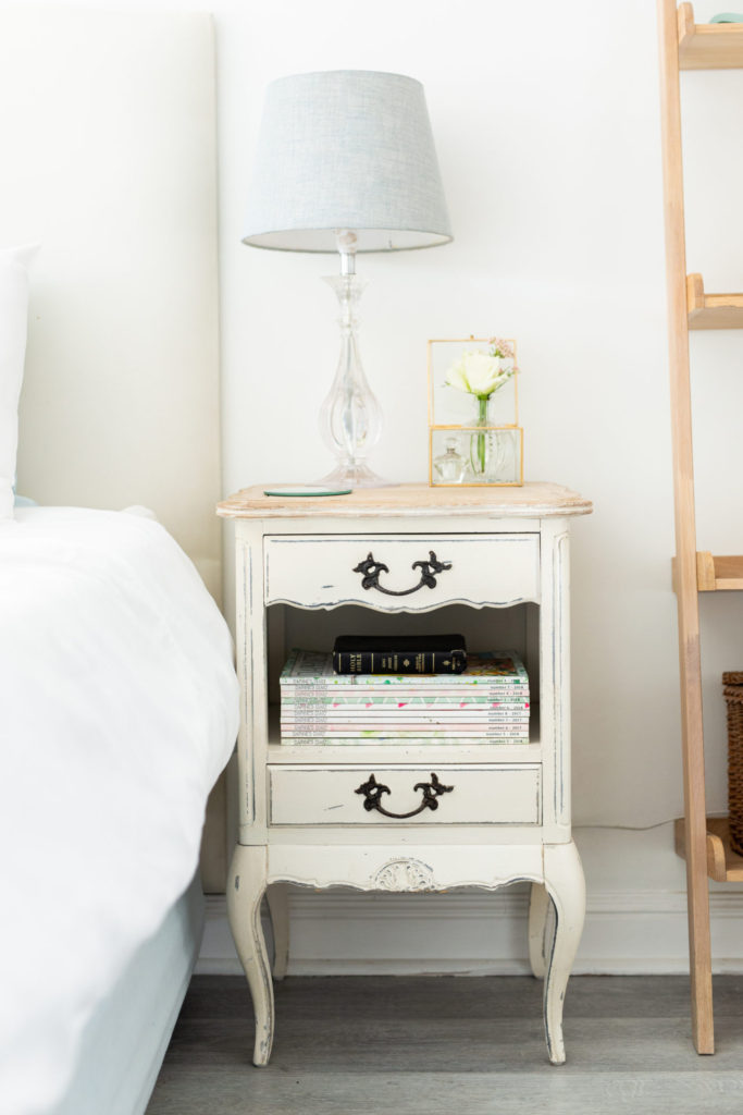 Master bedroom French pedestal