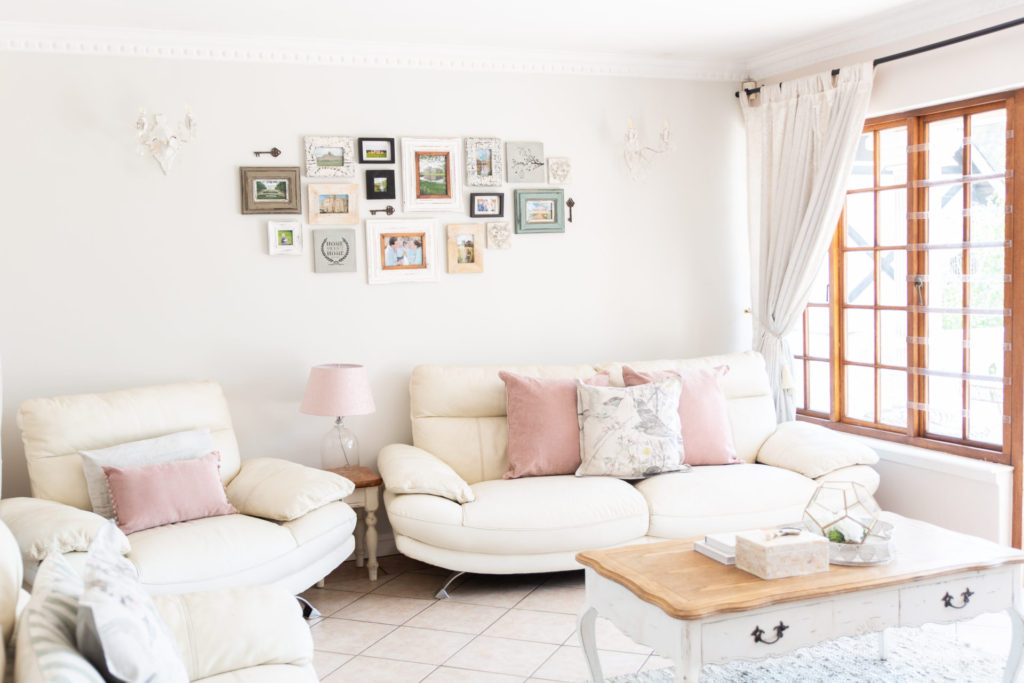 Upstairs living room with new cushions