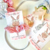 Bunny Ballerina Scrunchie Gift Craft to make for Valentine's Day